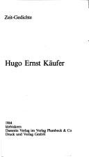 Cover of: Hugo Ernst Käufer.