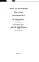 Cover of: Souvenirs | Leopold Ritter von Sacher-Masoch