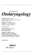 Cover of: A Synopsis of otolaryngology. by 