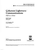 Cover of: Coherent lightwave communications | 