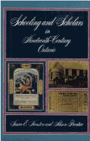Cover of: Schooling and scholars in nineteenth-century Ontario | Susan E. Houston
