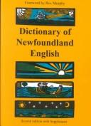 Cover of: Dictionary of Newfoundland English by G. M. Story, W. J. Kirwin