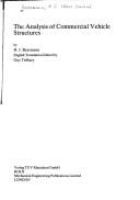 The analysis of commercial vehicle structures by H. J. Beermann
