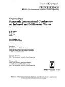 Cover of: Conference Digest: Sixteenth International Conference on Infrared and Millimeter Waves : 26-30 August 1991 Lausanne, Switzerland (Proceedings of S P I E)