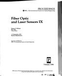 Cover of: Fiber optic and laser sensors IX: 3-5 September 1991, Boston, MA