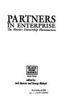 Cover of: Partners in Enterprise by George Melnyk, Jack Quarter