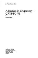 Cover of: Advances in cryptology--CRYPTO '91 by CRYPTO (1991 University of California, Santa Barbara)
