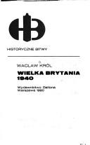 Cover of: Wielka Brytania 1940