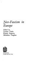Cover of: Neo-fascism in Europe by 