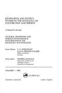 Cover of: Cultural traditions and worlds of knowledge: explorations in the sociology of knowledge
