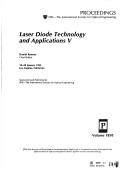 Cover of: Laser diode technology and applications V: 18-20 January 1993, Los Angeles, California