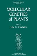 Cover of: Molecular genetics of plants