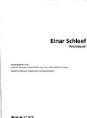 Cover of: Einar Schleef: Arbeitsbuch