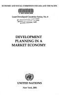 Cover of: Development planning in a market economy | 