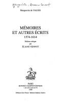 Cover of: Mémoires et autres écrits: 1574-1614