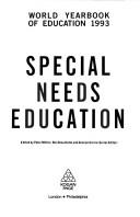 Cover of: Special Needs Education: World Yearbook of Education 1993 (World Yearbook of Education)