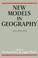 Cover of: New models in geography