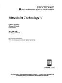 Cover of: Ultraviolet Technology V: 26-27 July 1994 San Diego, California (Proceedings of S P I E)