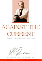 Cover of: Against the Current: Selected Writings