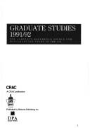 Cover of Graduate studies