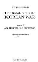 Cover of: The British part in the Korean War