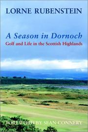 Cover of: A Season in Dornoch by Lorne Rubenstein