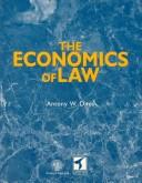 Cover of: Economics of Law by Anthony W. Dnes, A.W. Dnes