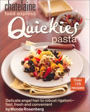 Cover of: Quickies Pasta by Chatelaine.
