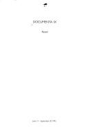 Cover of: Documenta IX by Documenta (9th 1992 Kassel, Germany)