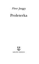 Cover of: Proleterka by Fleur Jaeggy