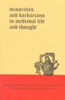 Cover of: Minorities and Barbarians in Medieval Life (Sewanee Mediaeval Studies, No 7) by 