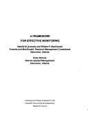 Cover of: A framework for effective monitoring by Natalia M. Krawetz