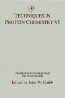 Cover of: Techniques in Protein Chemistry VI