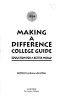 Cover of: Making a Difference College Guide 1994