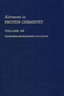 Cover of: Advances in Protein Chemistry: Lipoproteins, Apolipoproteins, and Lipases (Advances in Protein Chemistry)