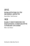 Cover of: Romanticism in its modern aspects by V. Nemoianu