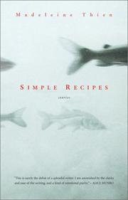 Cover of: Simple Recipes  by Madeleine Thien, Madeleine Thien