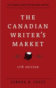 Cover of: The Canadian Writer's Market, 17th Edition (Canadian Writer's Market)
