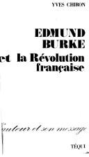 Cover of: Edmund Burke et la Révolution française