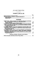 Cover of: U.S. Department of Housing and Urban Development's grants management system by United States. Congress. Senate. Committee on Banking, Housing, and Urban Affairs. Subcommittee on Housing and Transportation.