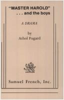 Cover of: Master Harold and the Boys A Drama by Athol Fugard