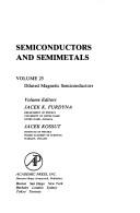 Diluted magnetic semiconductors by Jacek K. Furdyna, R. K. Willardson, Albert C. Beer