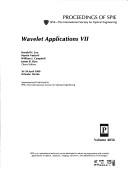 Cover of: Wavelet applications VII: 26-28 April, 2000, Orlando, Florida