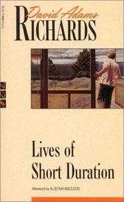 Cover of: Lives of Short Duration by David Adams Richards