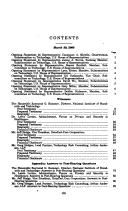 Cover of: The changing face of healthcare in the electronic age: hearing before the Subcommittee on Technology of the Committee on Science, House of Representatives, One Hundred Sixth Congress, second session, March 30, 2000