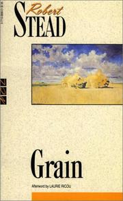Cover of: Grain (New Canadian Library)