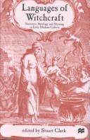 Cover of: Languages of Witchcraft: Narrative, Ideology & Meaning in Early Modern Culture