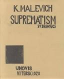 Cover of: Suprematizm | Kazimir Malevich