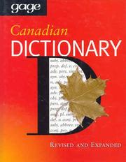 Cover of: Gage Canadian Dictionary