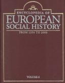 Cover of: Encyclopedia of European Social History Edition 1.